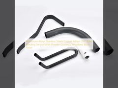 อลูมิเนียมสแตนเลสสแตนเลสทองแดงสแตนเลส CNC Tube Bending Service With Powder Coating / Anodized Black Finish